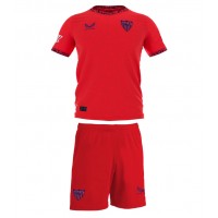 Maglie da calcio Sevilla Seconda Maglia Bambino 2024-25 Manica Corta (+ Pantaloni corti)